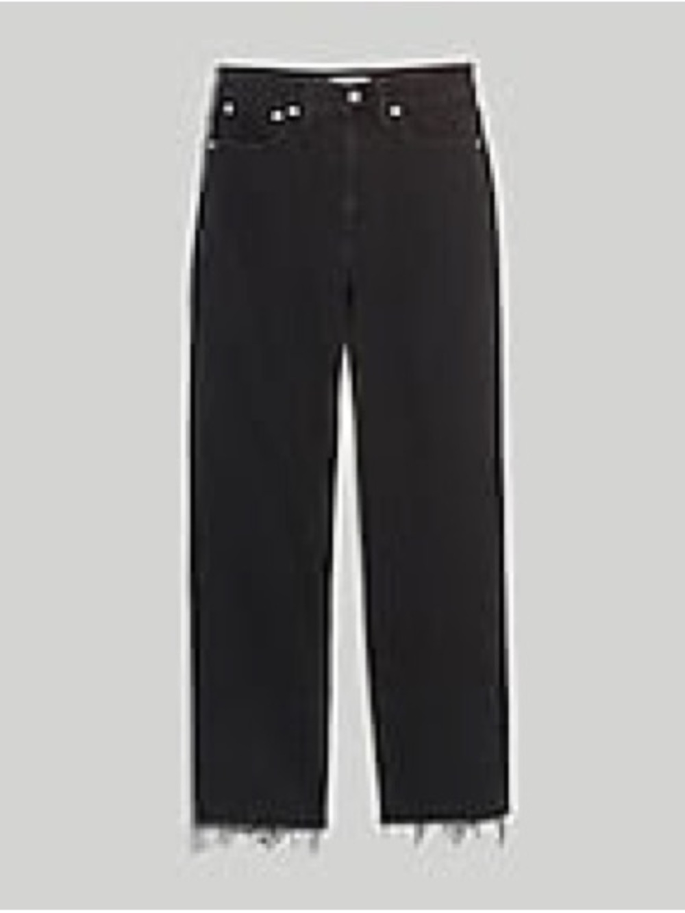 Madewell Women’s Black Curvy Perfect Vintage Straight Jeans